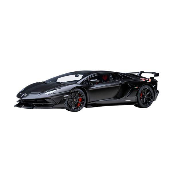 未使用 Welly ランボルギーニ アヴェンタドール マットブラック 1/18 1/18 ランボルギーニ アヴェンタドール SVJ (マット・ブラック