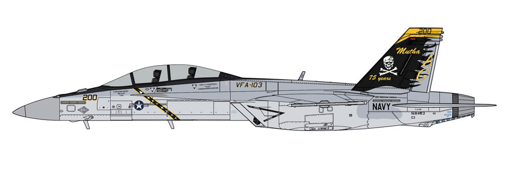 1/48 F/A-18F スーパー ホーネット “VFA-103 ジョリー ロジャース 75