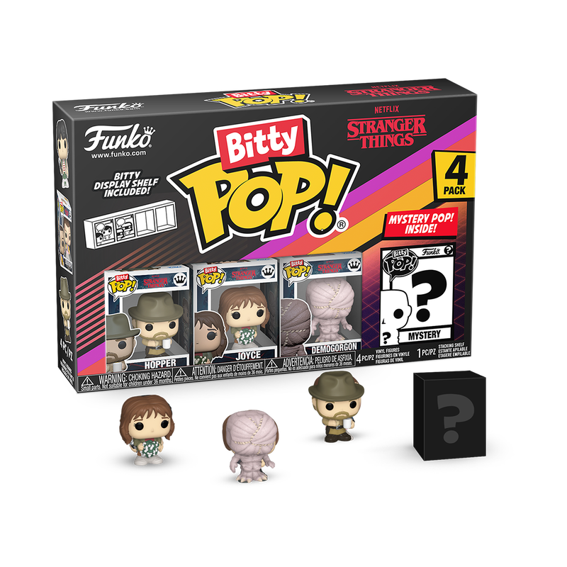 Bitty Pop! 4pk ストレンジャー・シングス シーズン1 ホッパー4 パック