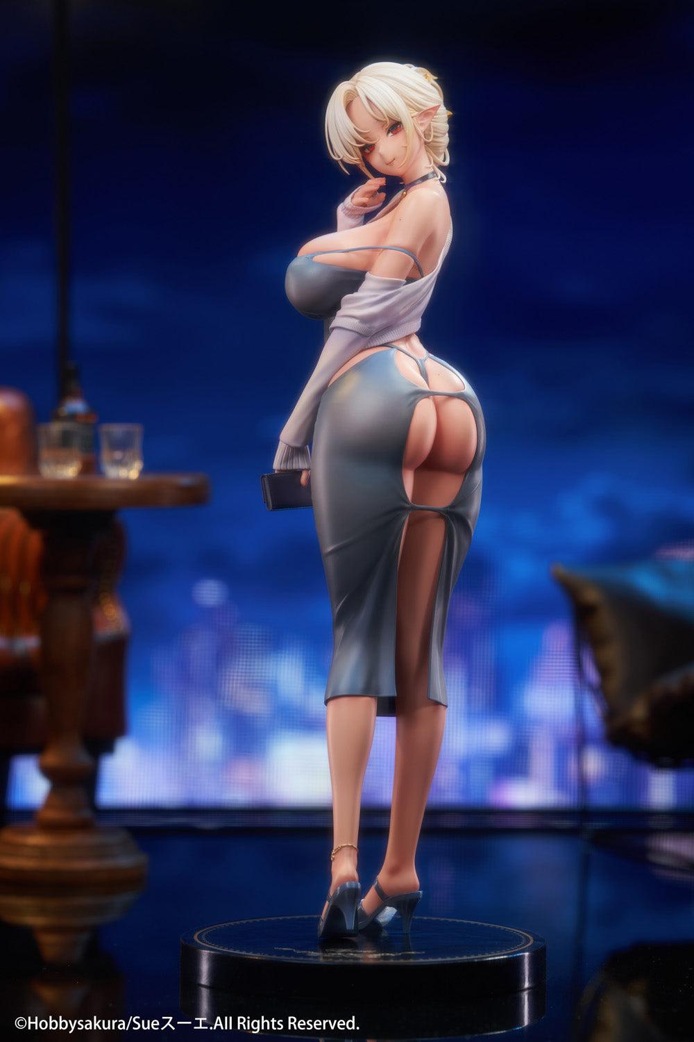 人妻エルフ illustration by Sueスーエ アナザーカラー 豪華版 1/7スケール