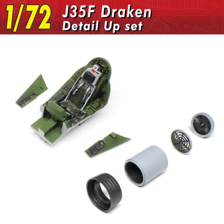 1/72 J35Fドラケン ディテールアップセット