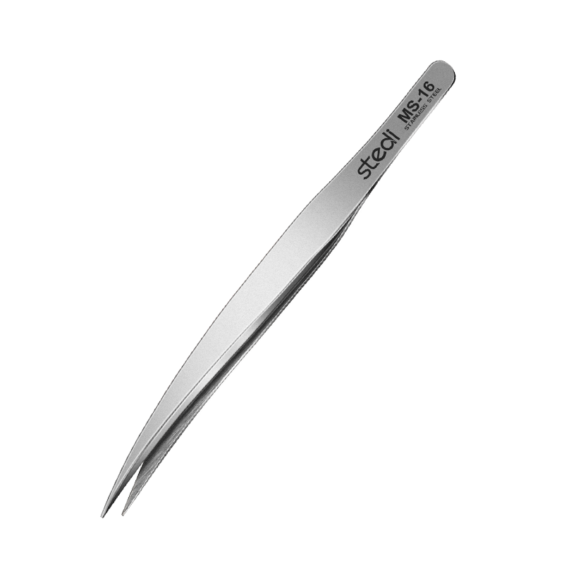 MS-16 先曲がり先端真っ直ぐピンセット1個入り