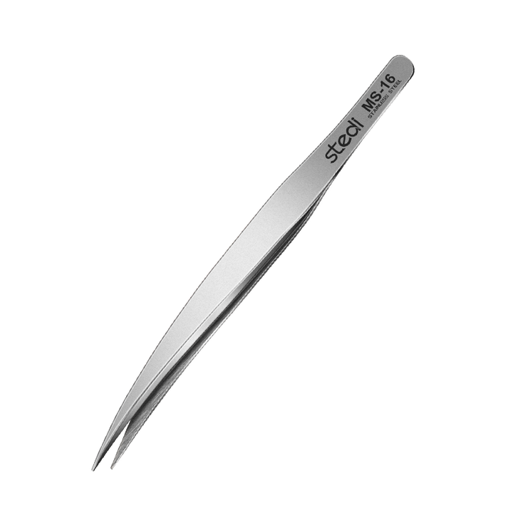 MS-16 先曲がり先端真っ直ぐピンセット1個入り