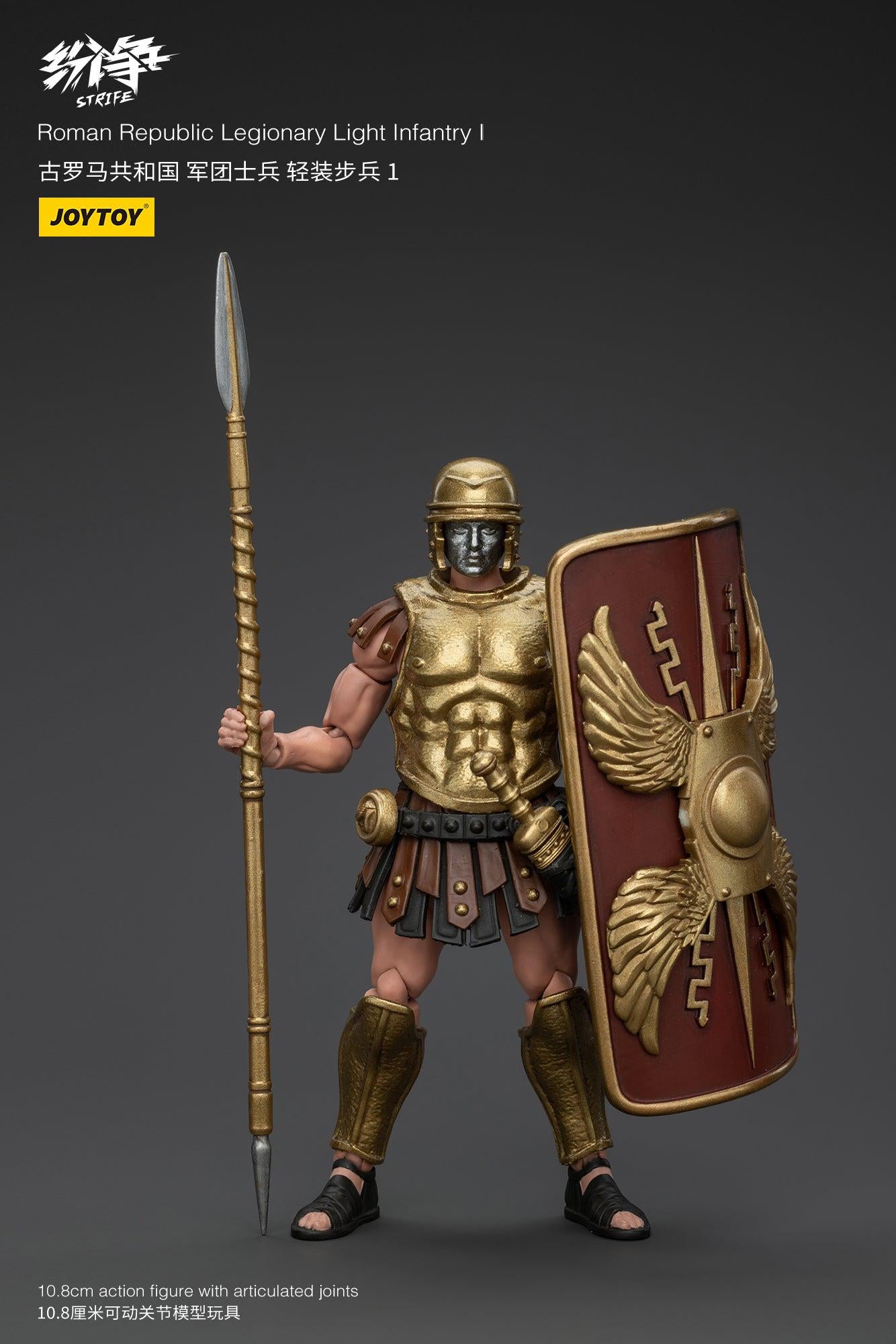 紛争(Strife) 古代ローマ共和国 軍団軽装歩兵I 1/18スケール – SOOTANG