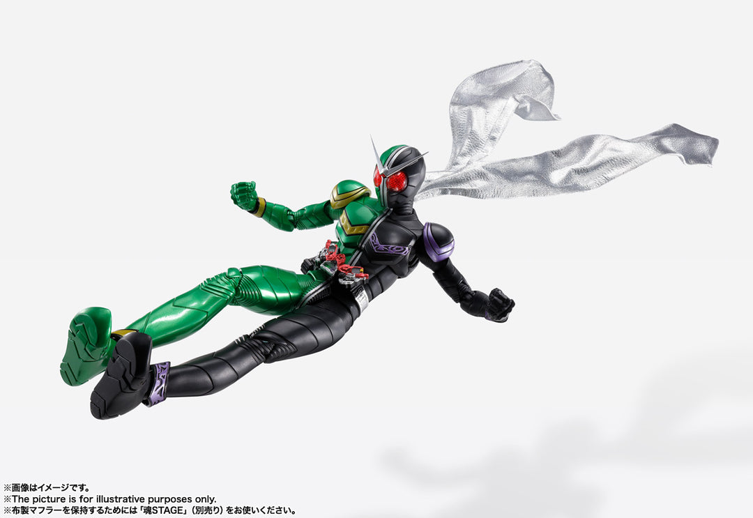 【再販】S.H.Figuarts(真骨彫製法) 仮面ライダーW サイクロンジョーカー 風都探偵アニメ化記念(再販版)