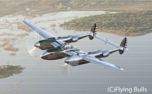 1/48 P-38 ライトニング ザ・フライングブルズ25周年記念ギフトセット