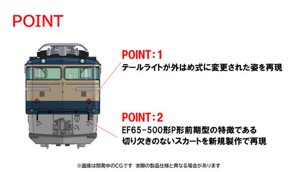7116 EF65-500形(501号機)