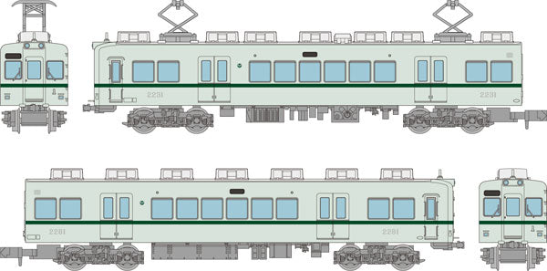 南海電気鉄道2200系2230型(アリガトウ2231編成・復元塗装)2両セットB