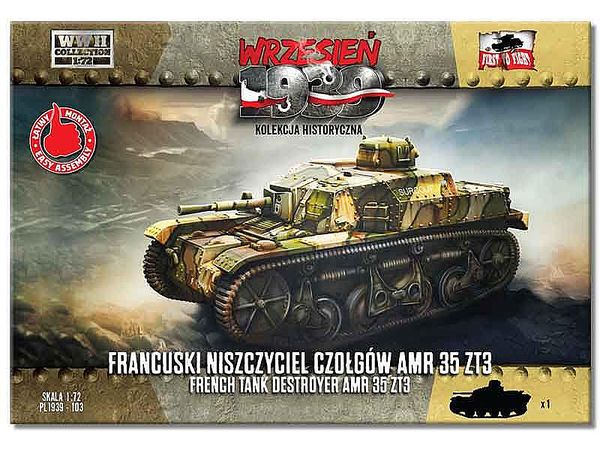 1/72 仏・ルノーAMR35 ZT3駆逐戦車