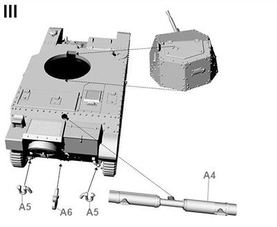 1/72 仏・ルノーAMR35 ZT1b偵察戦車・13.2mm機銃型