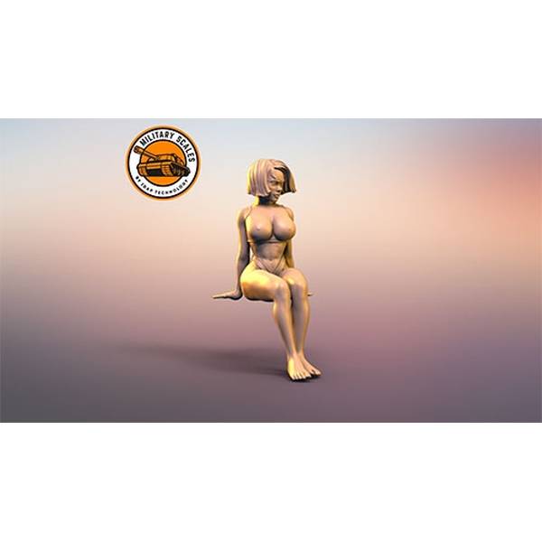 1/35 ミリタリーガールNo.14・水着着座