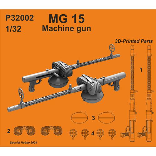 1/32 独・MG15旋回航空機関銃・2丁