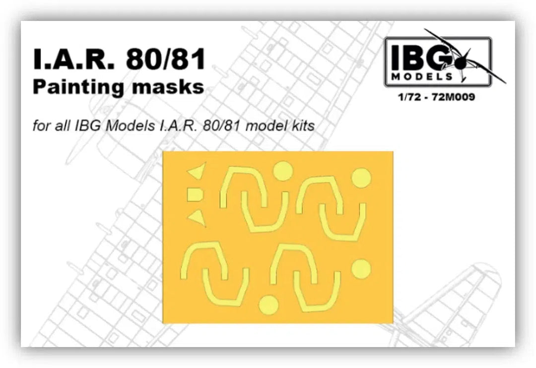 1/72 I.A.R. 80/81用マスクシール・IBG用(72M009)