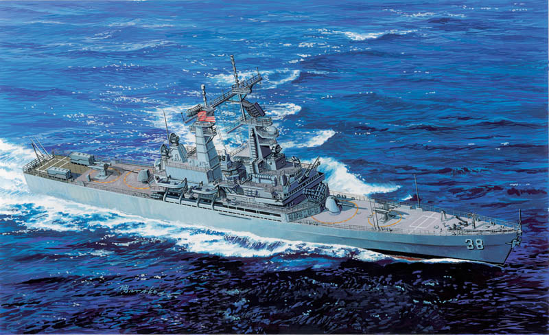 1/700 アメリカ海軍 ミサイル巡洋艦 USSバージニア(CGN-38)