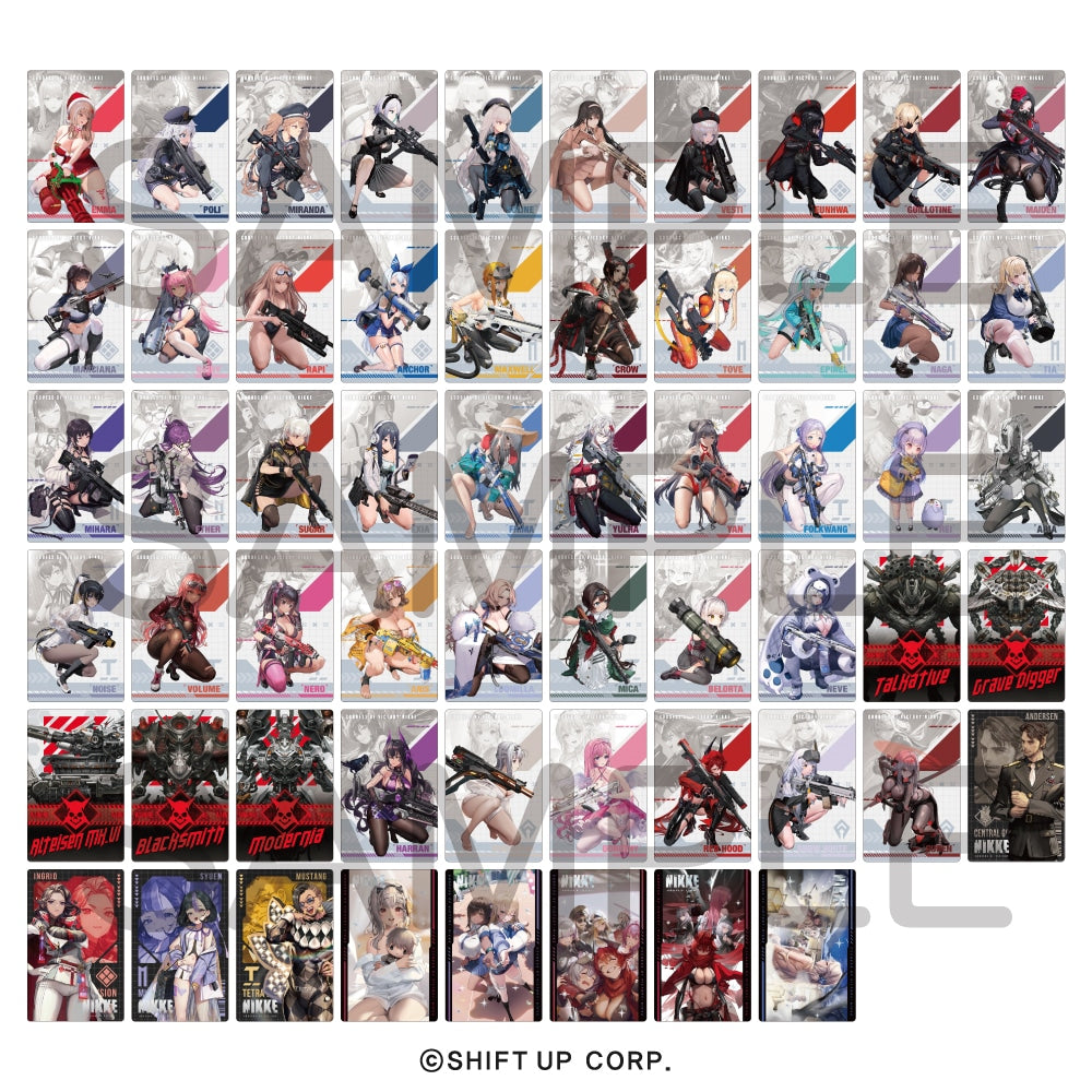 Amazon.co.jp: アルジャーノンプロダクト 勝利の女神：NIKKE ガンガールメタルカードコレクションVol.2 BOX  約W56×H88mm PET製 : おもちゃ