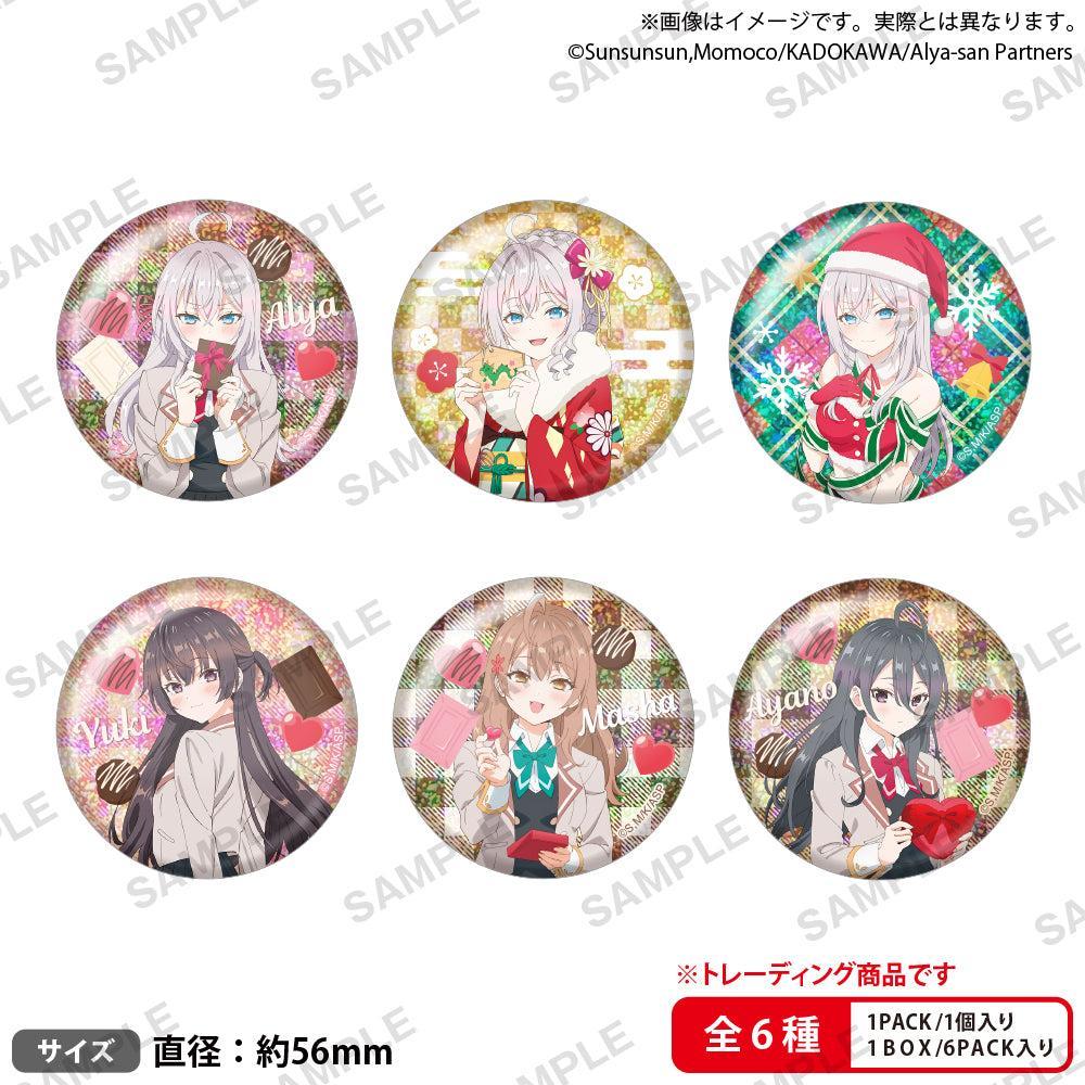 【5個セット】海外限定品　ロシア語でデレる隣のアーリャさん　ホログラム缶バッジ 時々ボソッとロシア語でデレる隣のアーリャさん ホログラム缶