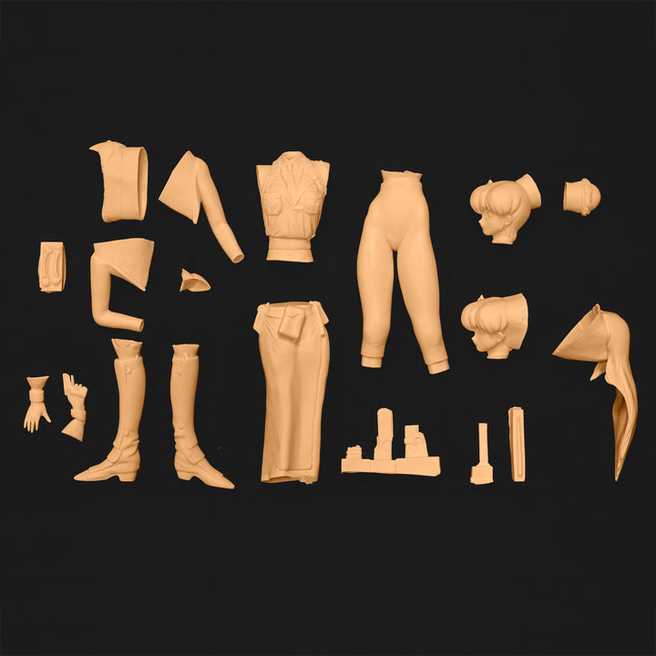 香津美リキュール ソフビキット復刻版 1/5スケール