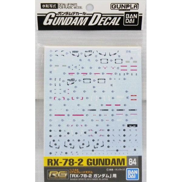 【再販】ガンダムデカール No.84 RG RX-78-2 ガンダム用