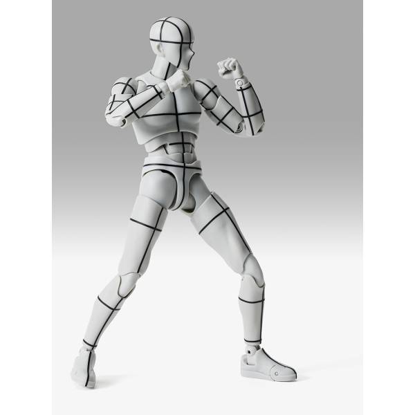 S.H.Figuarts ボディくん -スポーツ- Edition -ワイヤーフレーム-(Gray Color Ver.)