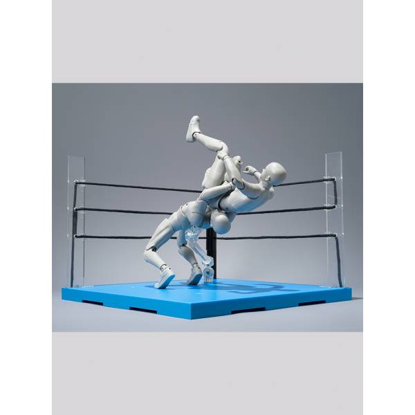 魂STAGE ACT リングコーナー(ニュートラルコーナー)&パイプ椅子セット for S.H.Figuarts