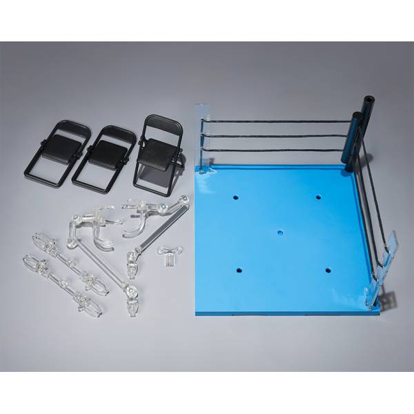 魂STAGE ACT リングコーナー(ニュートラルコーナー)&パイプ椅子セット for S.H.Figuarts