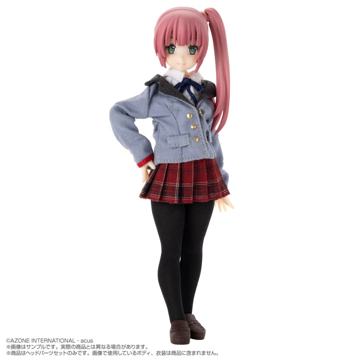 カスタムリリィ TYPE-A ヘッドパーツセット(紅藤色) 1/12スケール