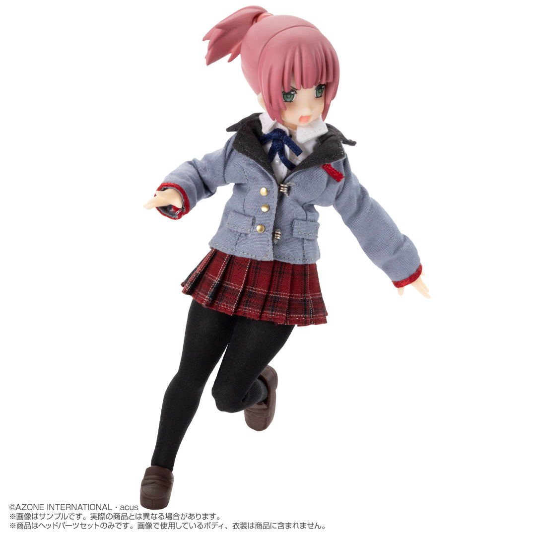 カスタムリリィ TYPE-A ヘッドパーツセット(紅藤色) 1/12スケール