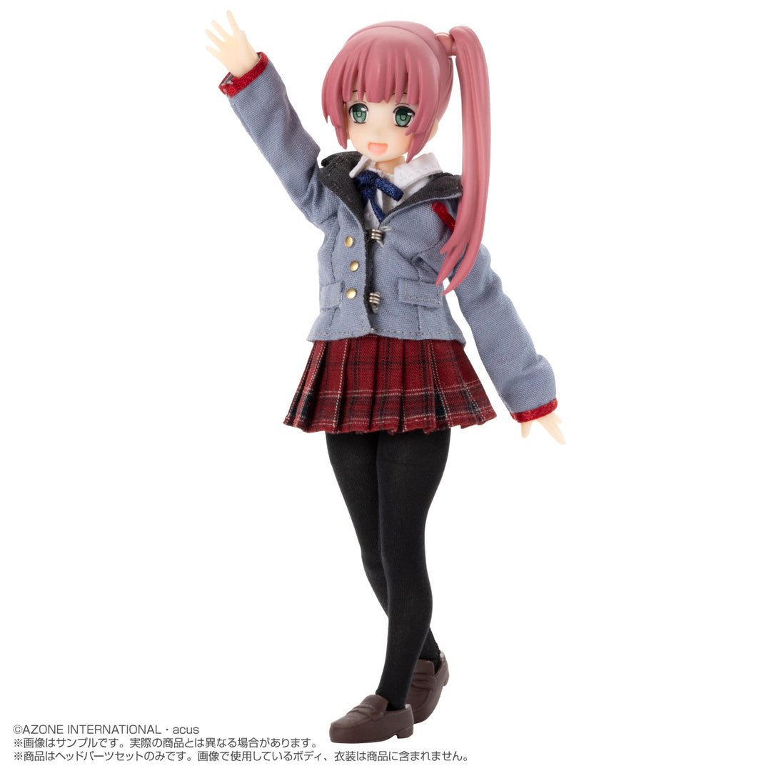 カスタムリリィ TYPE-A ヘッドパーツセット(紅藤色) 1/12スケール