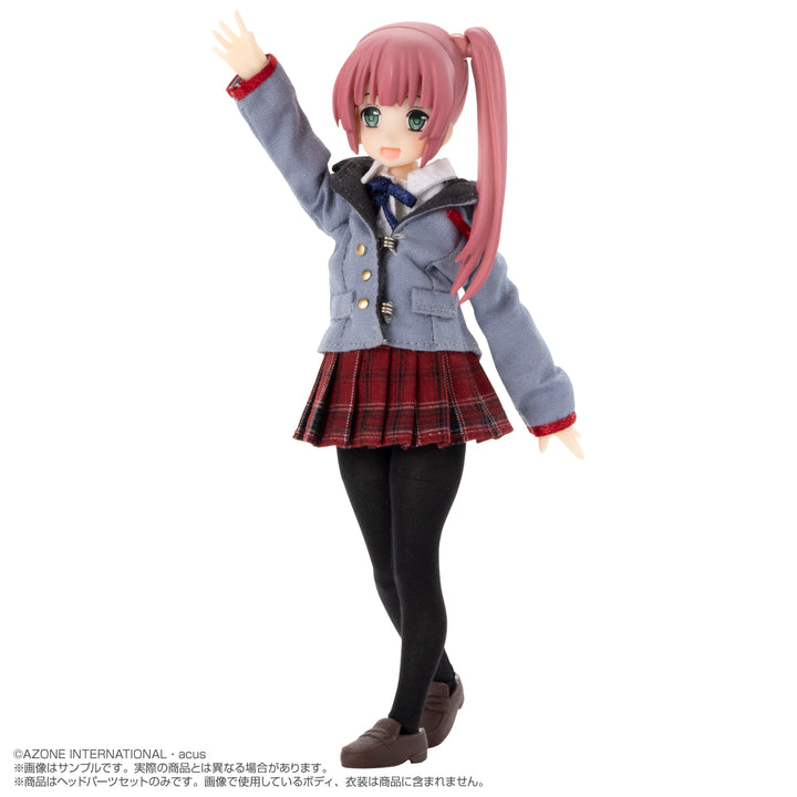 カスタムリリィ TYPE-A ヘッドパーツセット(紅藤色) 1/12スケール