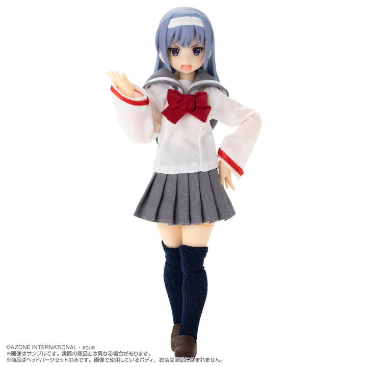 カスタムリリィ TYPE-B ヘッドパーツセット(青藤色) 1/12スケール