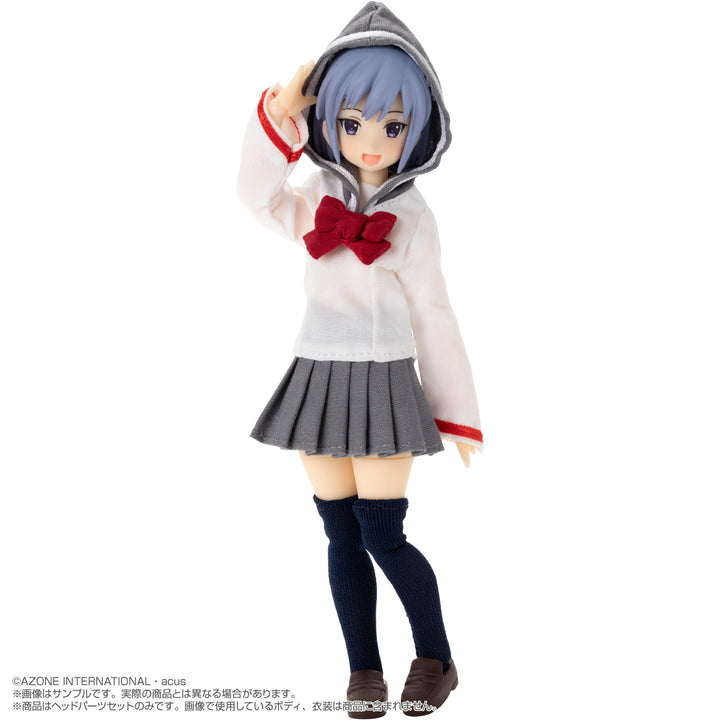 カスタムリリィ TYPE-B ヘッドパーツセット(青藤色) 1/12スケール