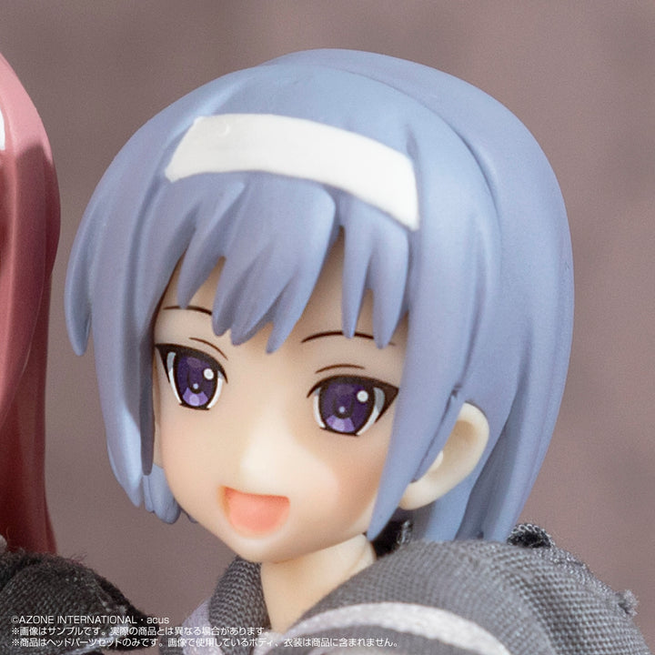 カスタムリリィ TYPE-B ヘッドパーツセット(青藤色) 1/12スケール