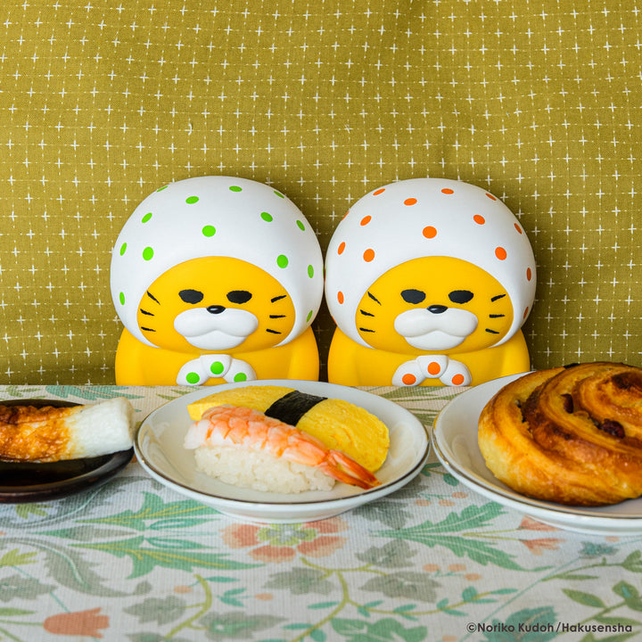 ノラネコぐんだん ほっかむりちょきんばこ きみどりver.