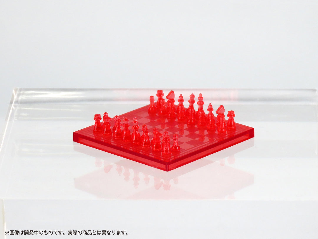 プリプラ フィギュアでチェス(クリアレッド×ブラック)