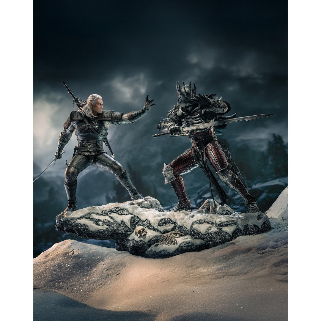 リヴィアのゲラルト vs エレディン ジオラマ スタチュー 1/6スケール