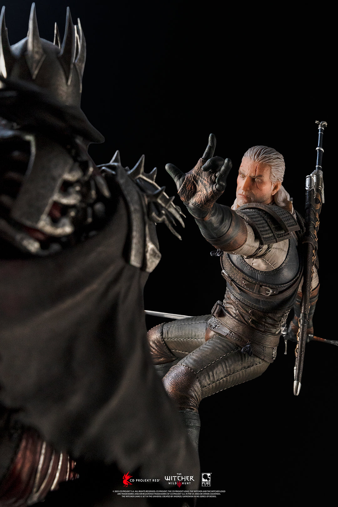 リヴィアのゲラルト vs エレディン ジオラマ スタチュー 1/6スケール