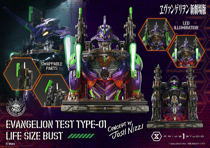 ライフサイズバスト 汎用ヒト型決戦兵器 人造人間 エヴァンゲリオン 初号機 (Concept By Josh Nizzi)
