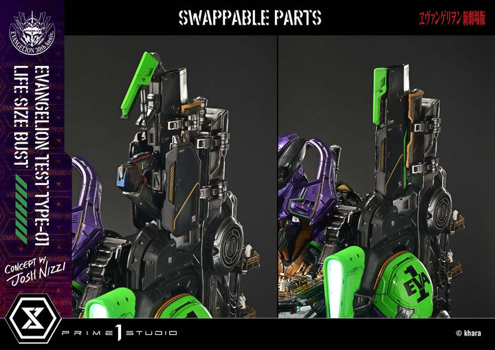 ライフサイズバスト 汎用ヒト型決戦兵器 人造人間 エヴァンゲリオン 初号機 (Concept By Josh Nizzi)