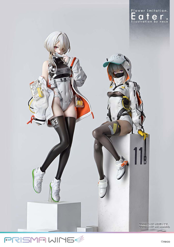 PRISMA WING Flower Imitation. Eater. Illustration by neco 完成品フィギュア 1/7スケール