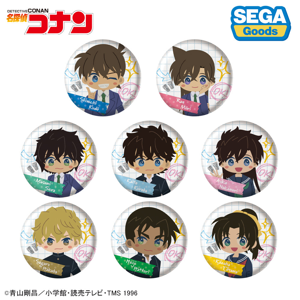 BOX販売]名探偵コナン 缶バッジ みんなといっしょーせいと・がく