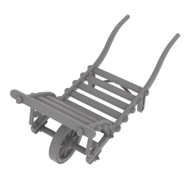 1/35 ジオラマアクセサリー 木製手押し車