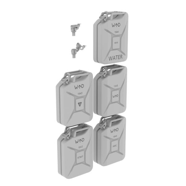 1/35 WWII イギリス 燃料/水用金属製ジェリカン