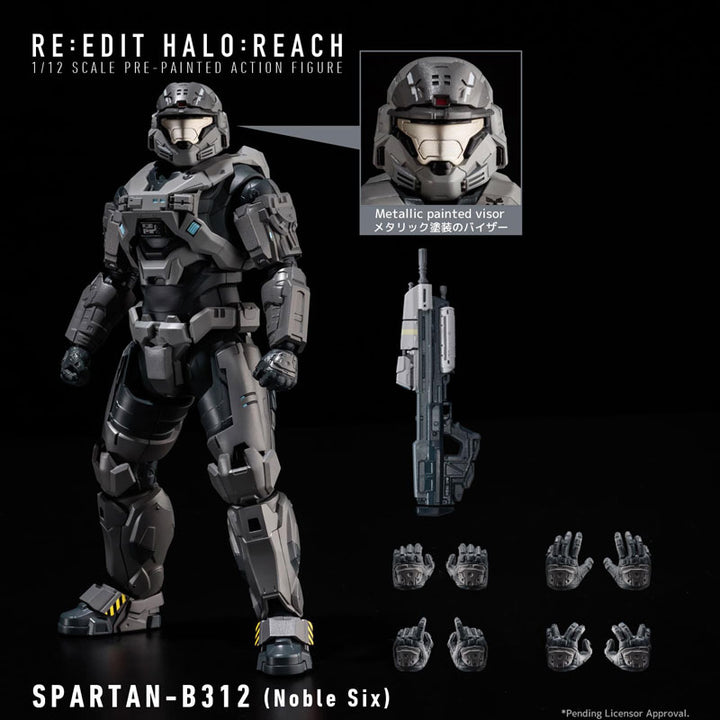 RE:EDIT HALO: REACH  SCALE SPARTAN-B312 (Noble Six) 1/12スケール