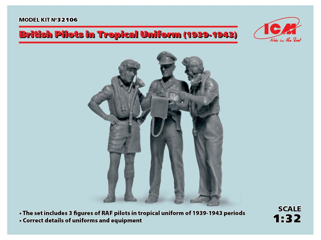 1/32 イギリス空軍 パイロット 熱帯仕様 (1939-1943)
