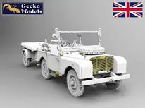 1/35 英国陸軍 FV18001 マークⅠ 4x4 ユーティリティビークル (前期型) w/10-cwt トレーラー 朝鮮戦争
