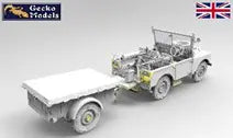1/35 英国陸軍 FV18001 マークⅠ 4x4 ユーティリティビークル (前期型) w/10-cwt トレーラー 朝鮮戦争