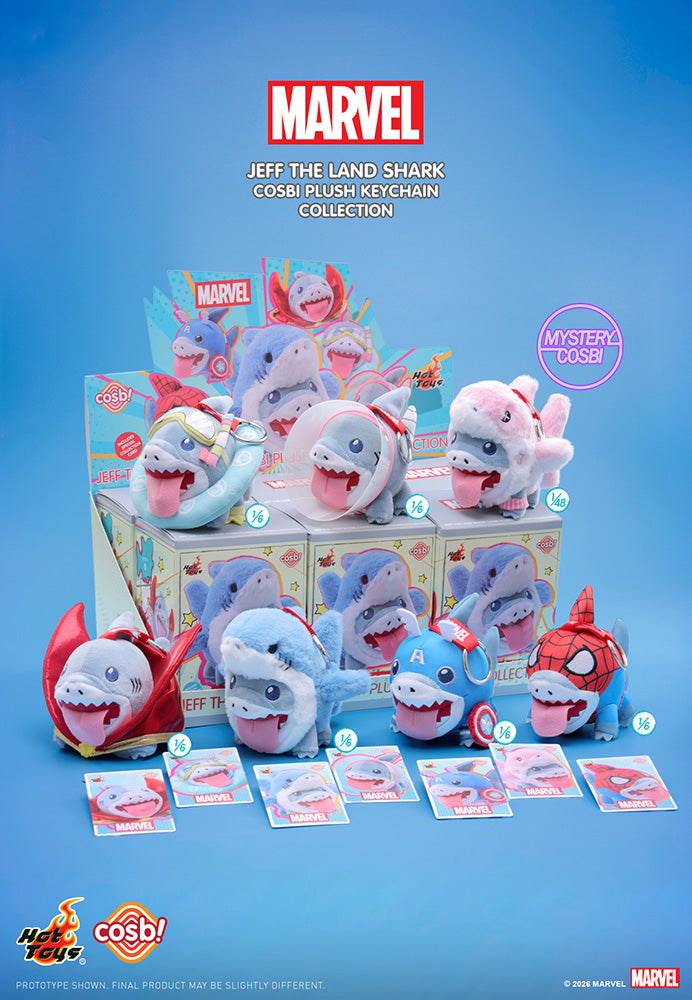 BOX販売]コスビ・ぬいぐるみキーチェーン マーベル ジェフ・ザ・ランド