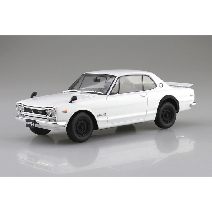 1/24 楽プラ スナップカー KPGC10 スカイラインHT 2000GT-R 1971 ホワイト