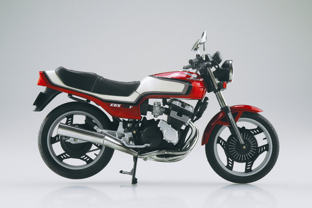 1/12 完成品バイク Honda CBX400F キャンディアラモアナレッド/パールシェルホワイト