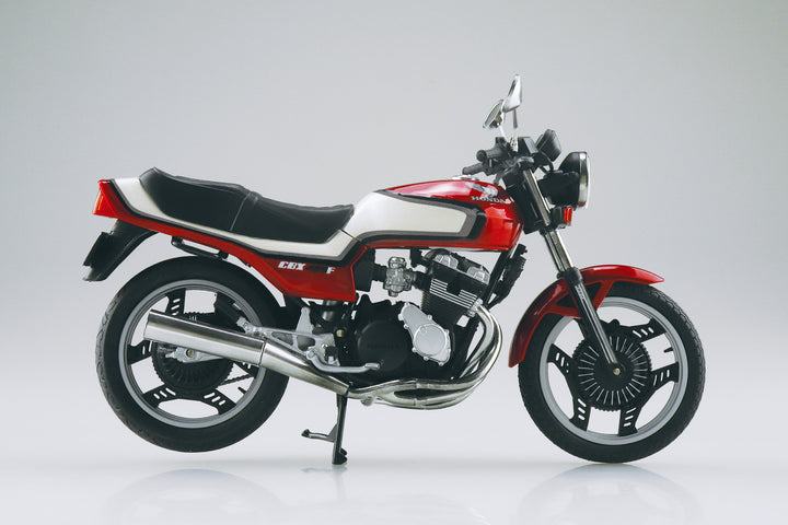 1/12 完成品バイク Honda CBX400F キャンディアラモアナレッド/パールシェルホワイト